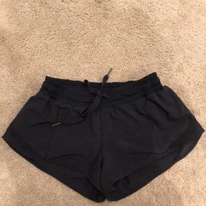 Black lulu lemon shorts
